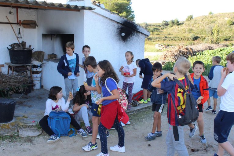 Excursión rural de los alumnos del colegio Santa María Magdalena de Benitatxell