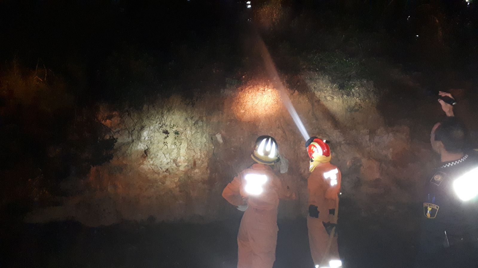 Fuego en la zona de Portitxol, barraca