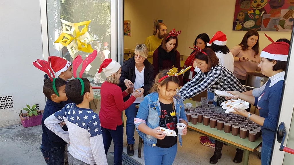 Chocolatada del colegio Port de Xàbia