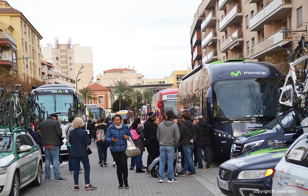 Autobuses de los equipos