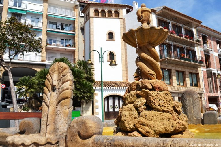 Fuente en la zona del Puerto de Xàbia