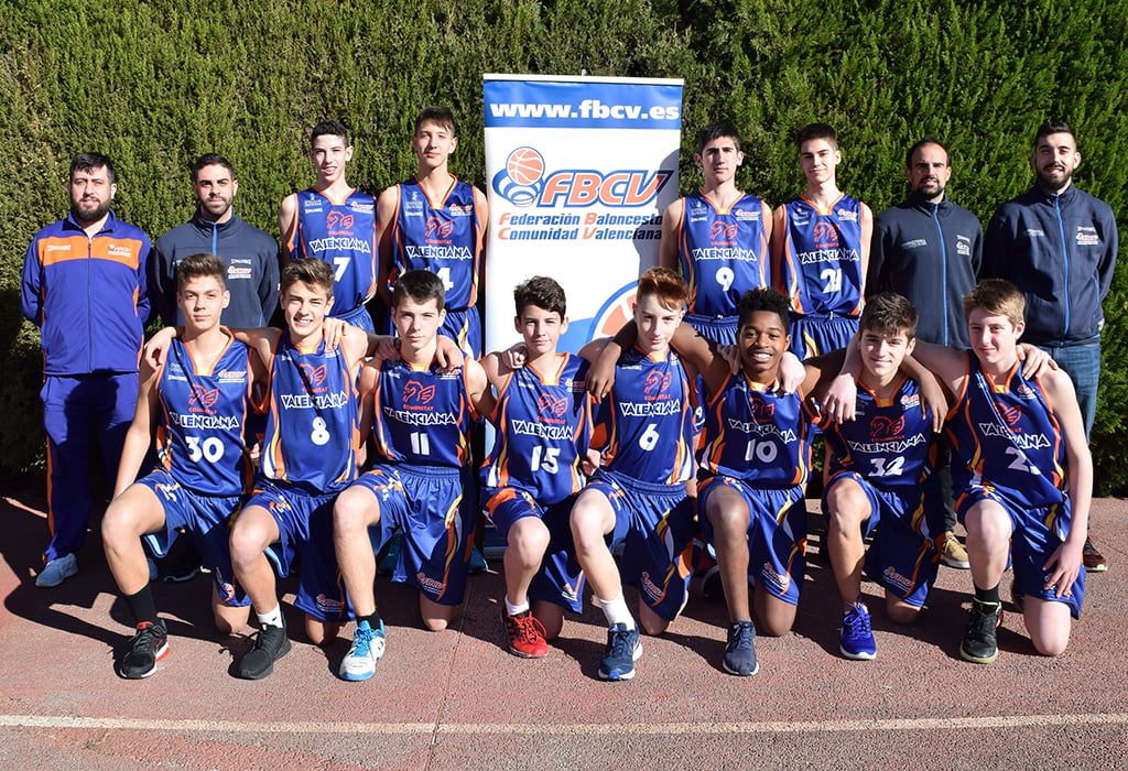 Josep Peral con la Selección Valenciana Infantil