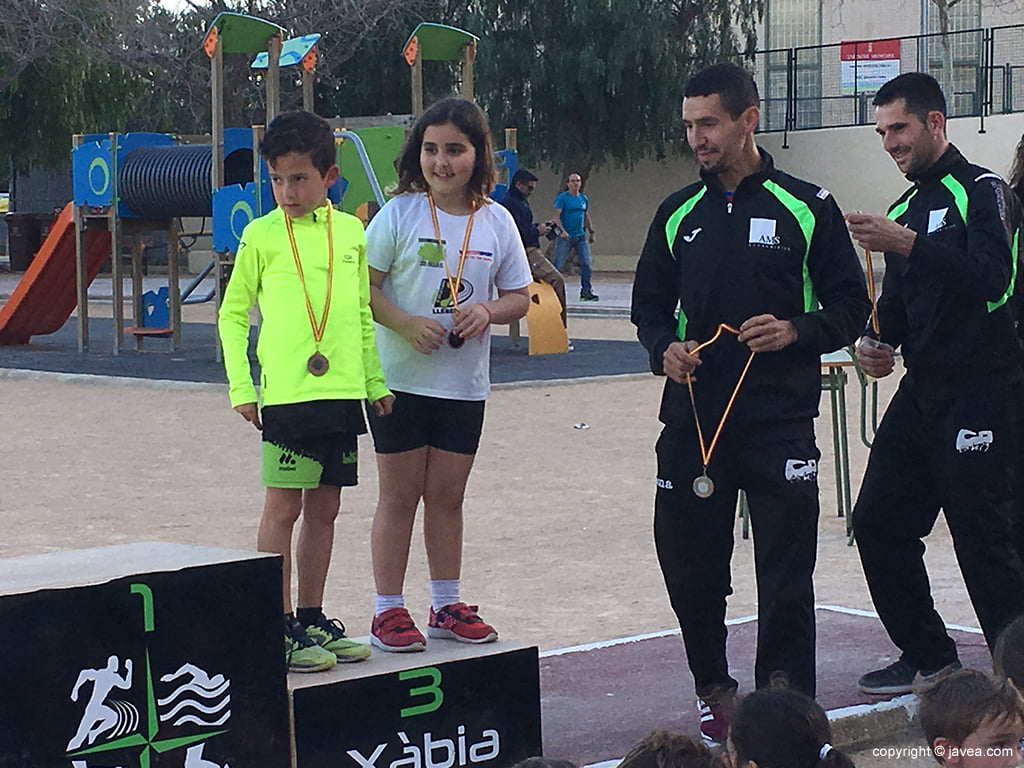 Entrega de medallas