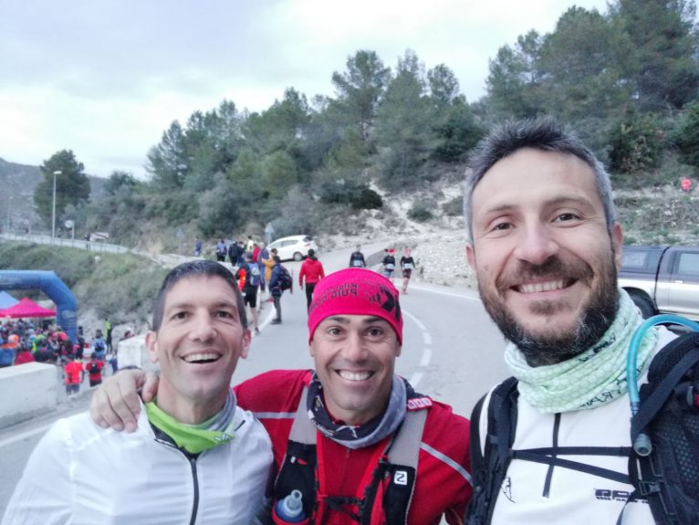 Participantes xabieros en el Trail de Beniali