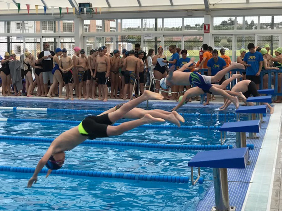 Lanzamiento a la piscina