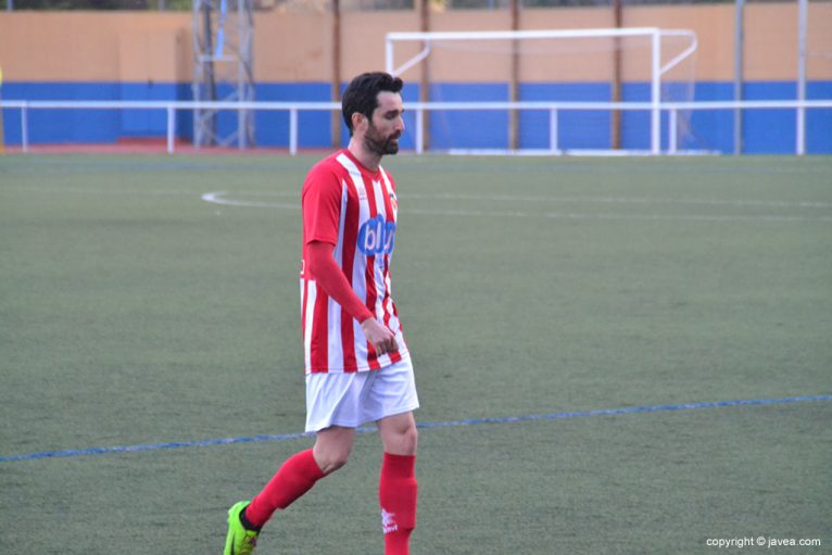 Lucas Bou durante un partido