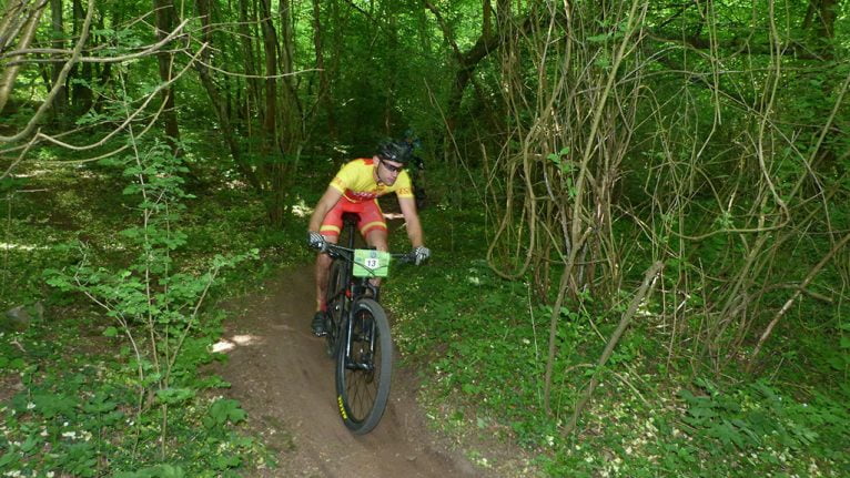 Pablo Ivars durante la carrera