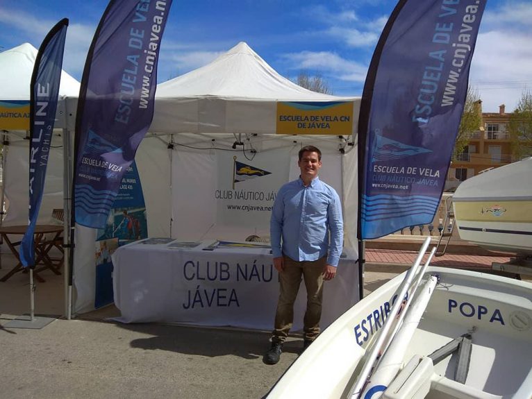 Rafa Andarias en el Club Náutico Jávea