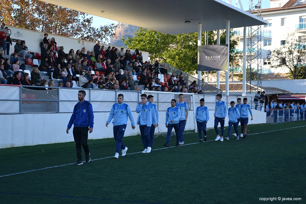 Jugadores juveniles del CD Jävea