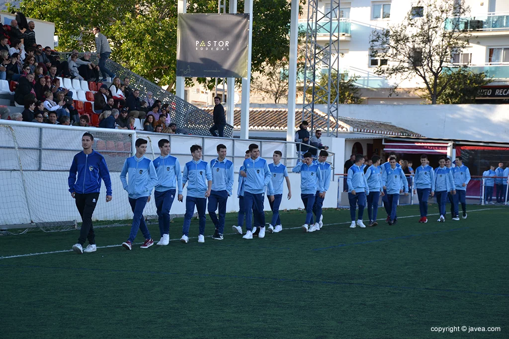 Julio Ivorra con sus chicos