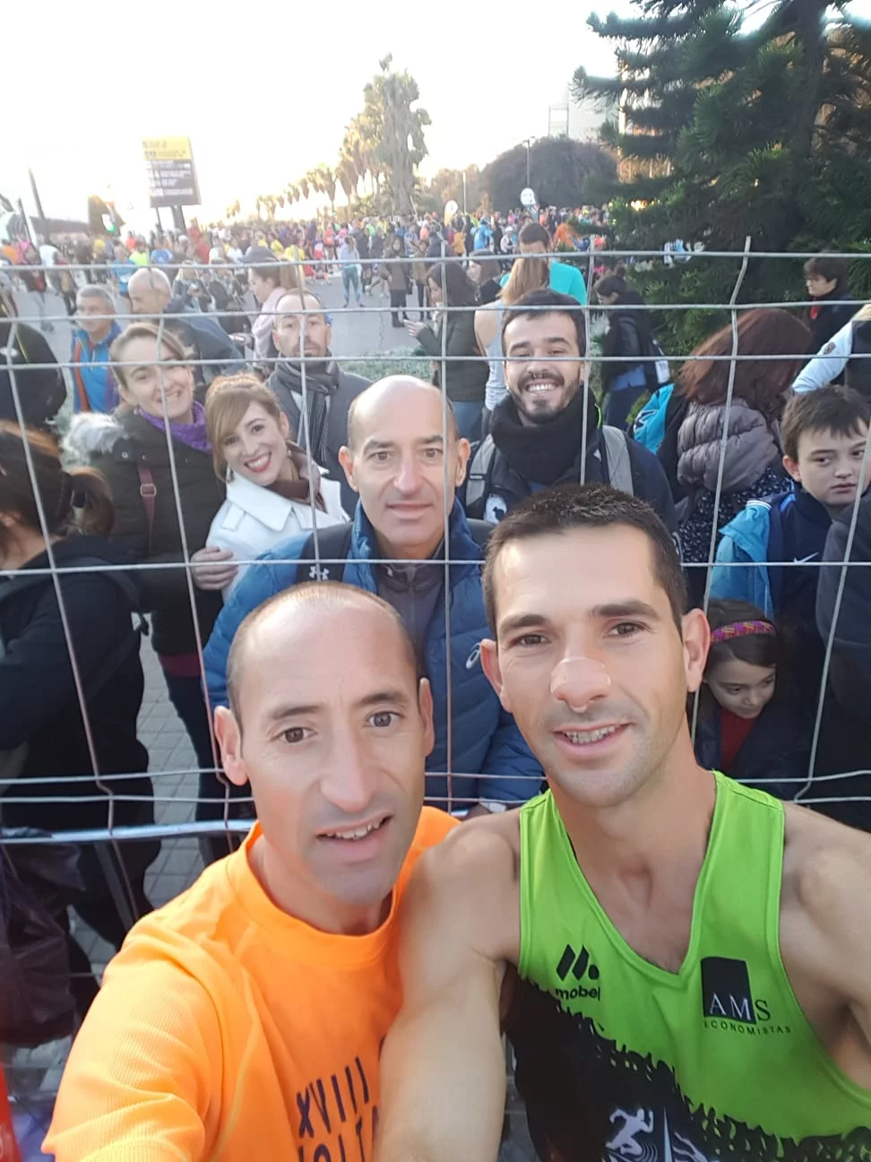 José Manuel García Barragán en el Maratón de Valencia 2018