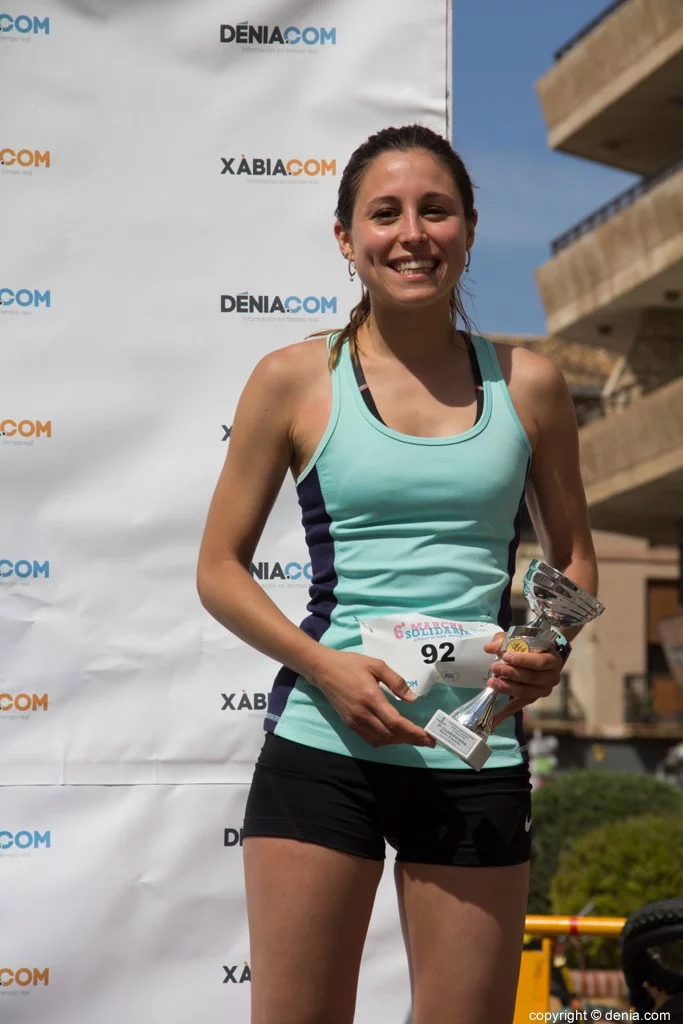 23 Entrega de premios VI Marcha Solidaria Raquel Payá – Podium Senior Femenino