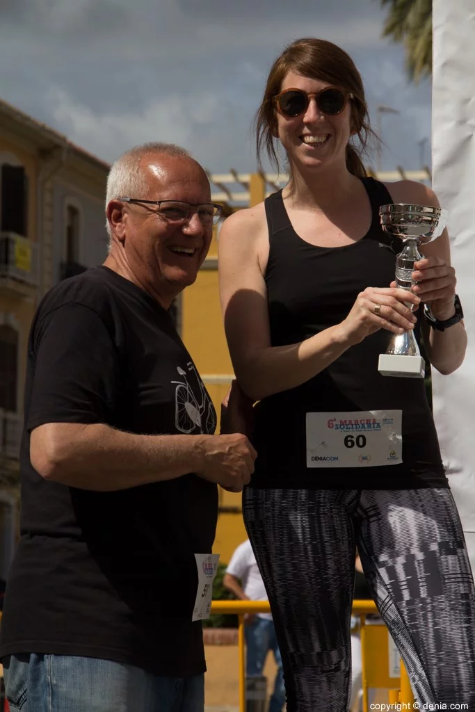 25 Entrega de premios VI Marcha Solidaria Raquel Payá – Podium Senior Femenino