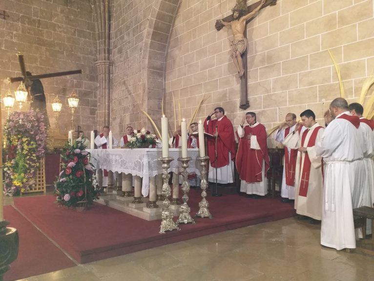 Sacerdotes en la misa