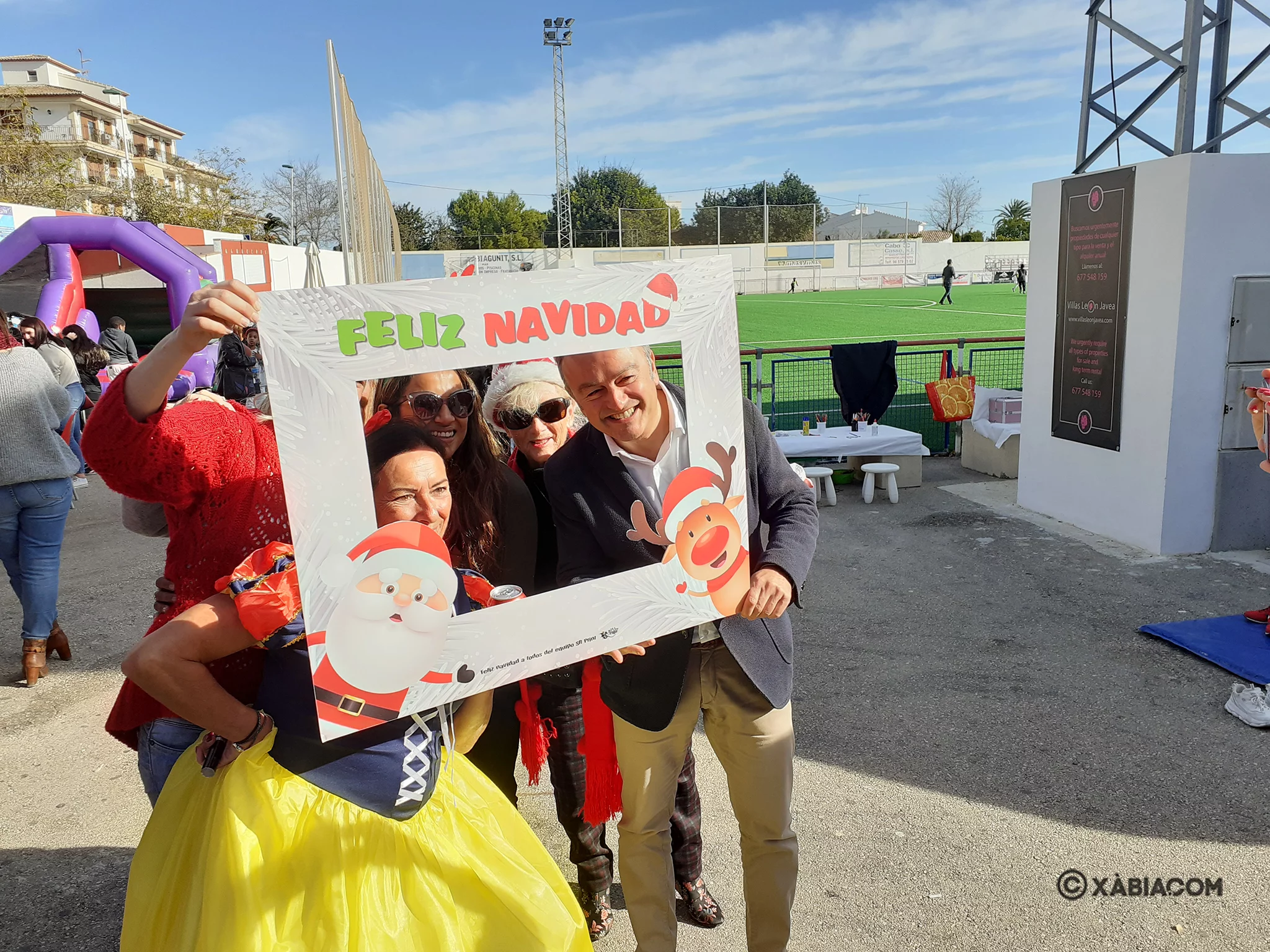 Fiesta navideña para los niños del Preventorio de Gandia en Xàbia