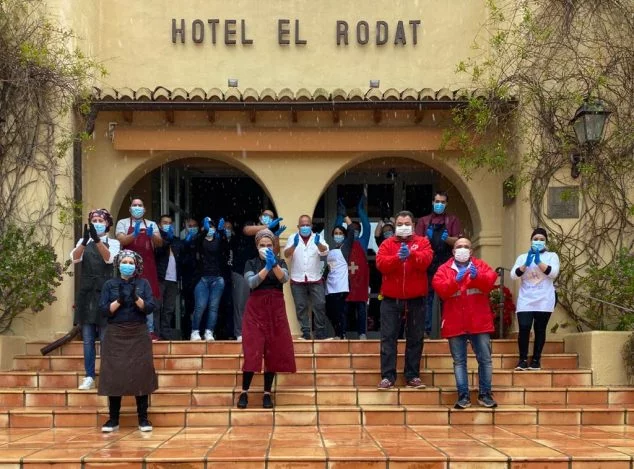 Imagen: donacion-hotel-el-rodat-coronavirus