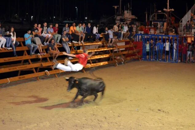 Imagen: Desafío Recortadores en fiestas de Loreto Xàbia