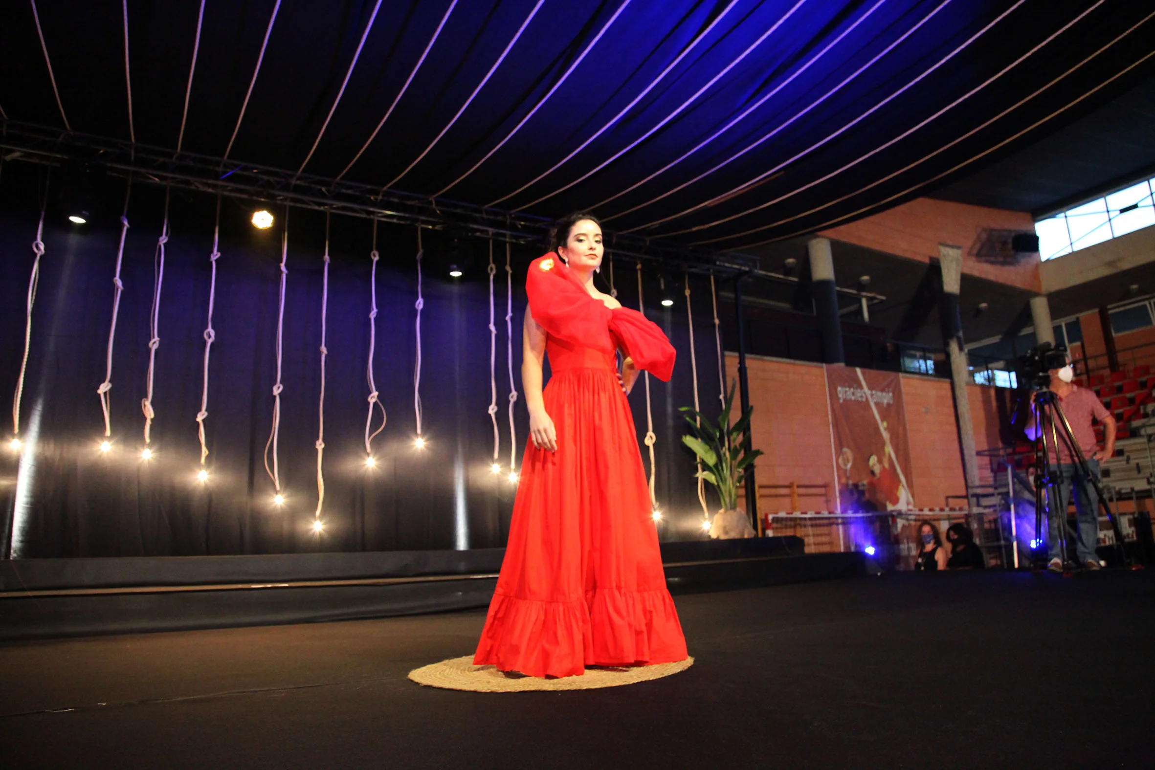 Desfile de moda de Rubén Bisquert en el acto de elección de Riena, damas y presidentes de la quintà 2021