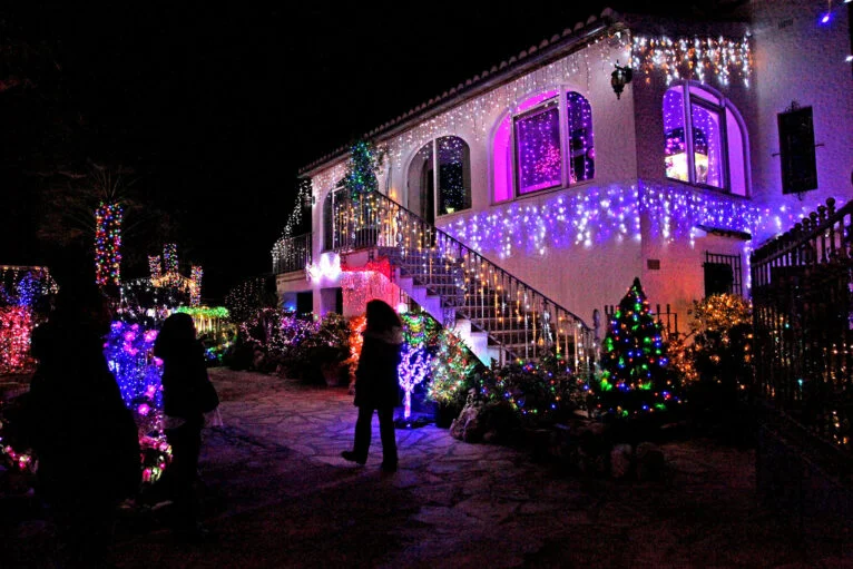 Decoración de Navidad en una casa de Xàbia 01