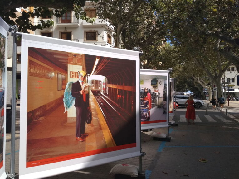 Foto de archivo de una exposición de Ojos Rojos en Dénia