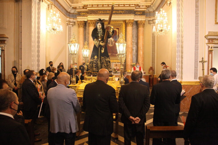 Jesús Nazareno en el interior de la Ermita del Calvari