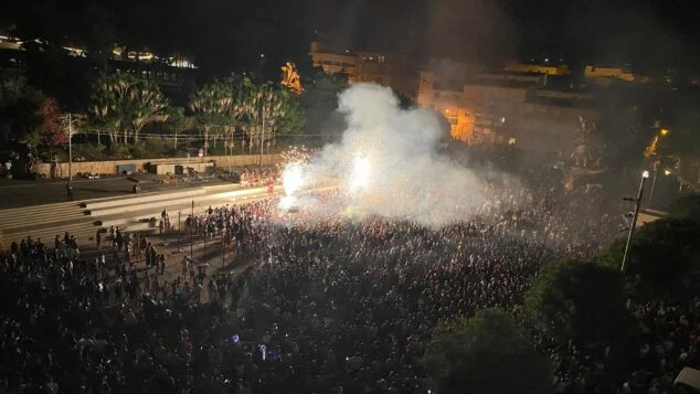 Imagen: Espectáculo de Correfocs en Xàbia 2022