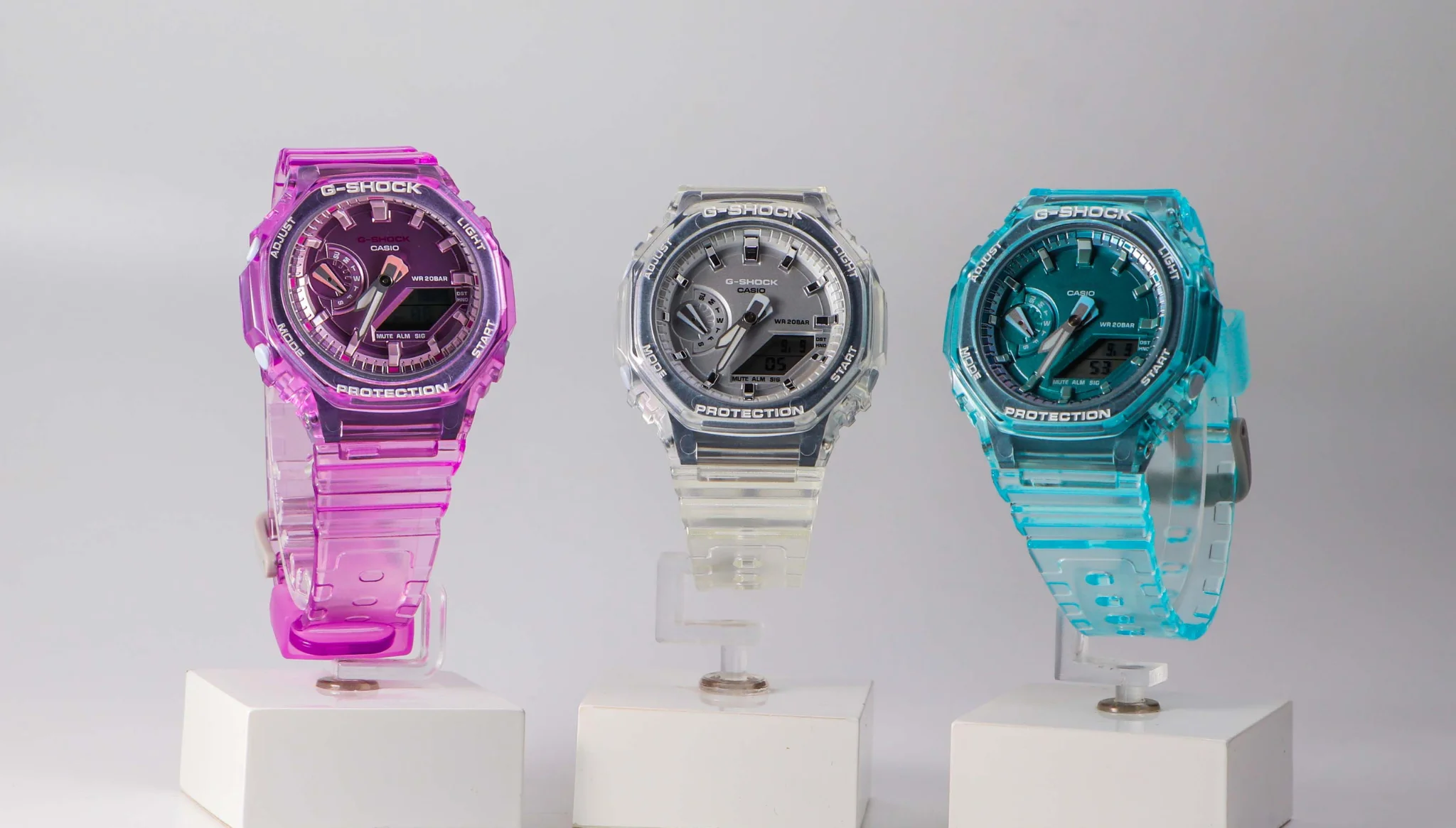 Gama de relojes Casio G-Shock disponibles en varios colores – Joyeros Montenegro