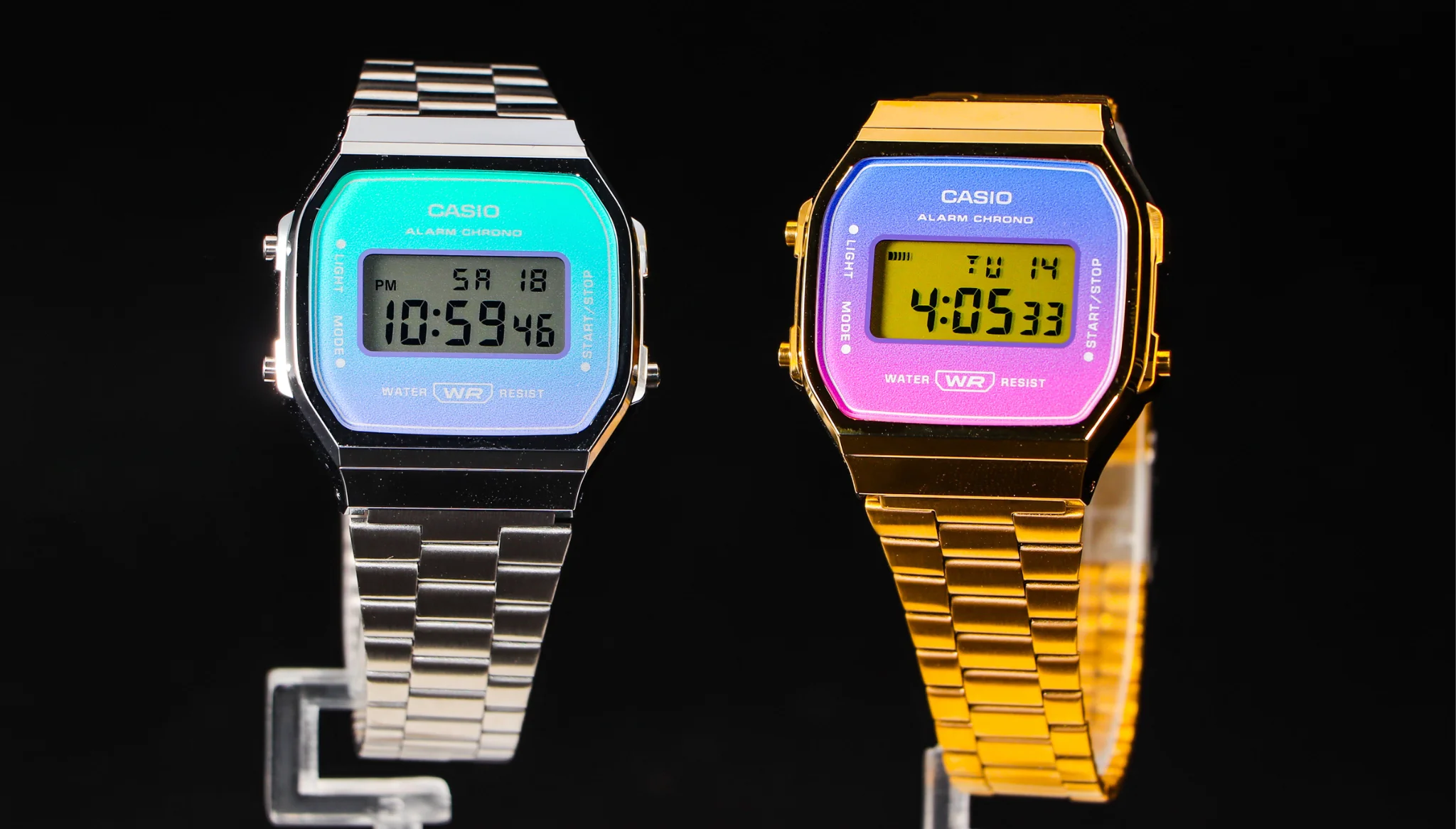 Relojes Casio en plata y dorado – Joyeros Montenegro