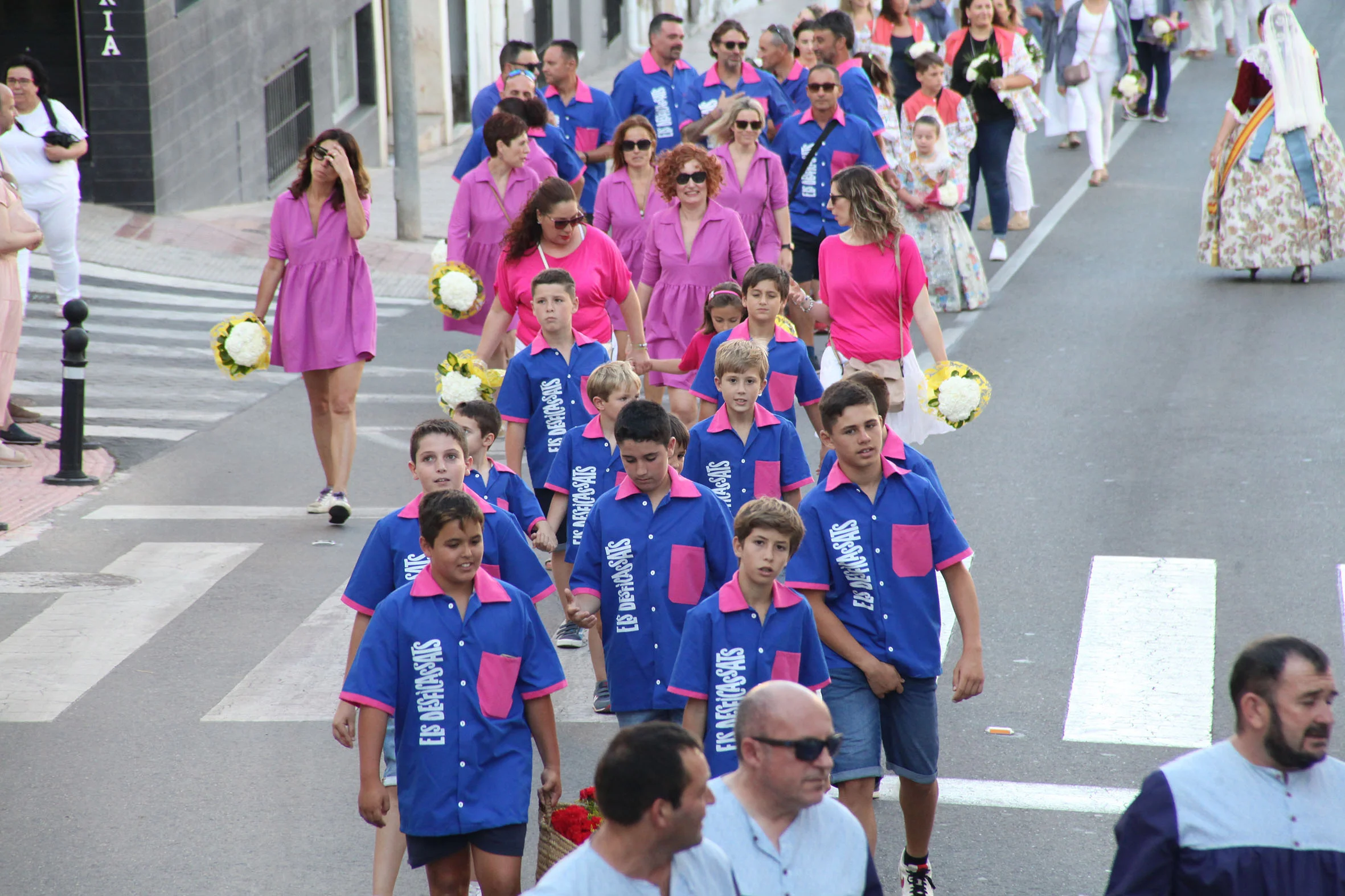 Segundo día de Ofrenda de flores Fogueres Xàbia 2022 (9)