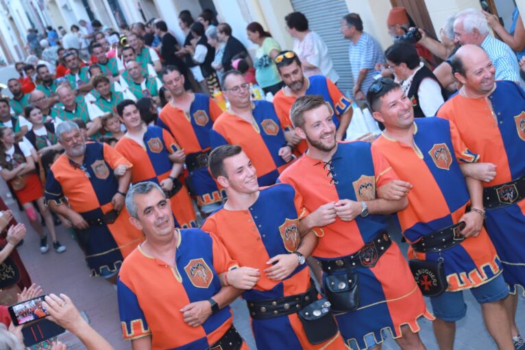 Bando Cristiano en la visita al Centro Histórico 2022. Foto Juan Catalá