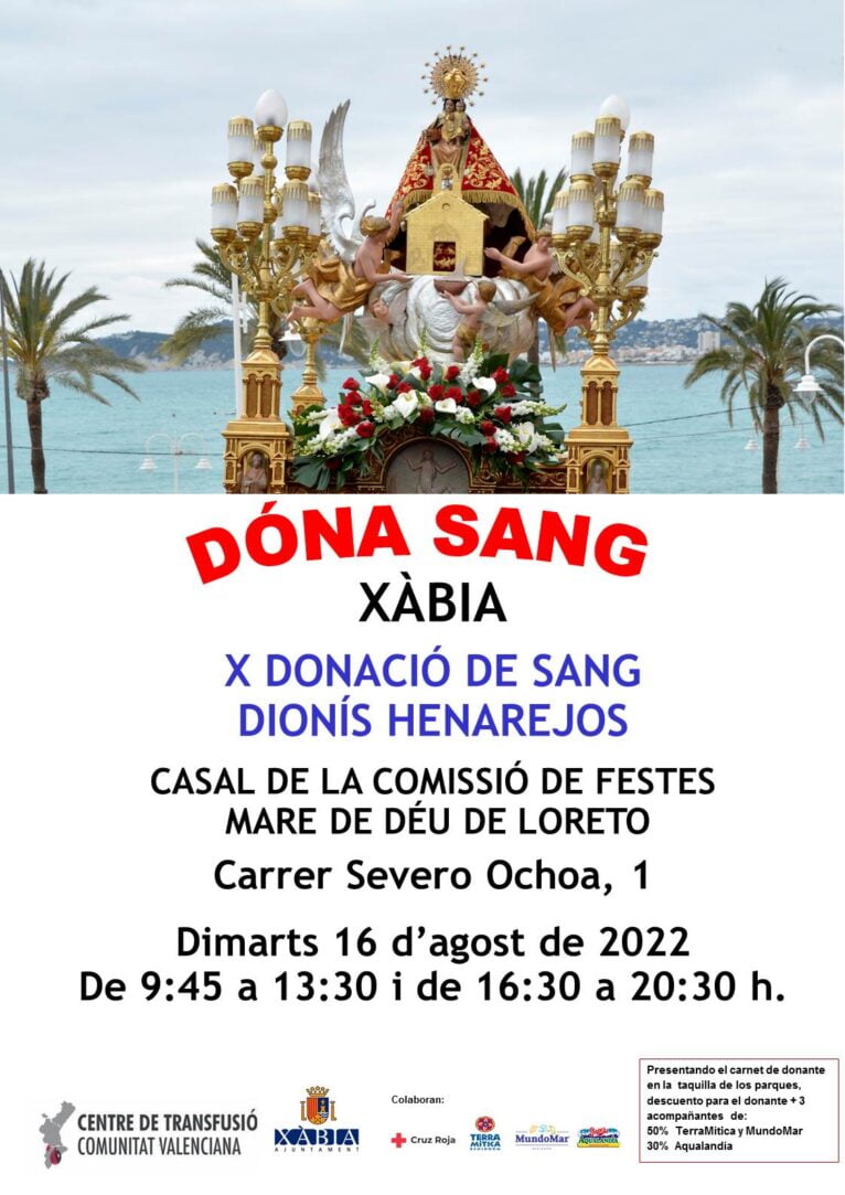 Donación de sangre fiestas loreto 2022