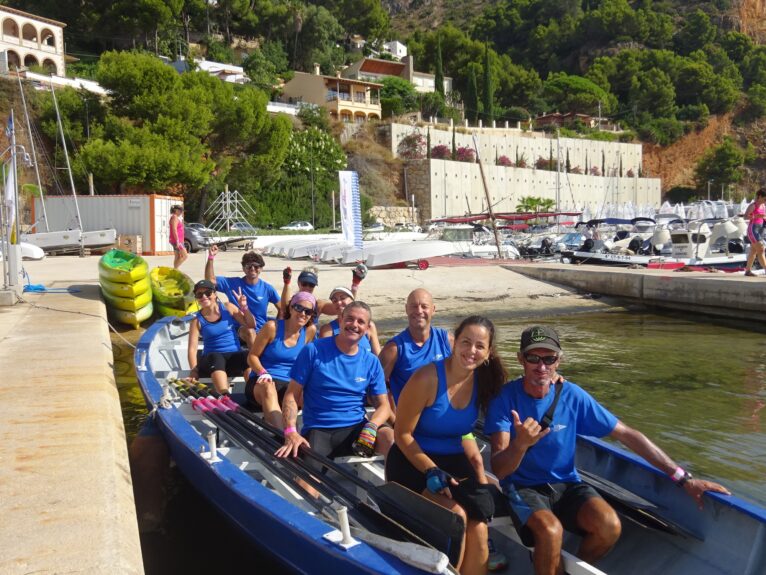 Equipo de Remo en el CN Jávea