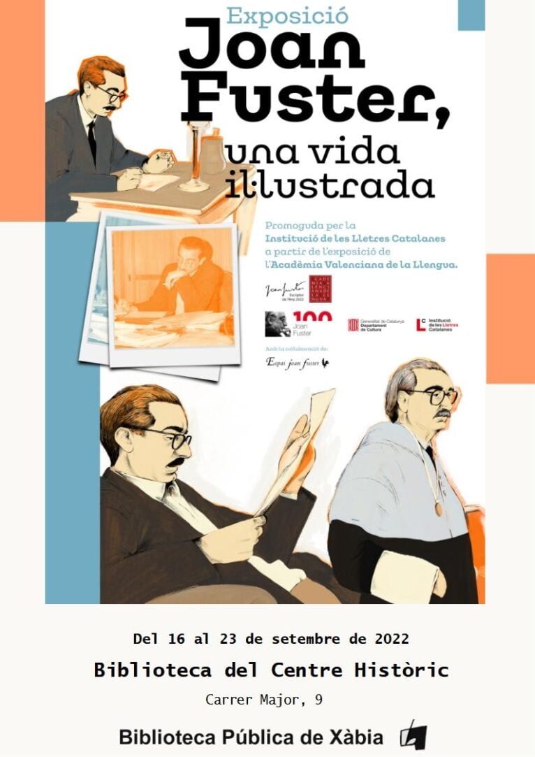 Exposición de Joan Fuster en la Biblioteca de Xàbia