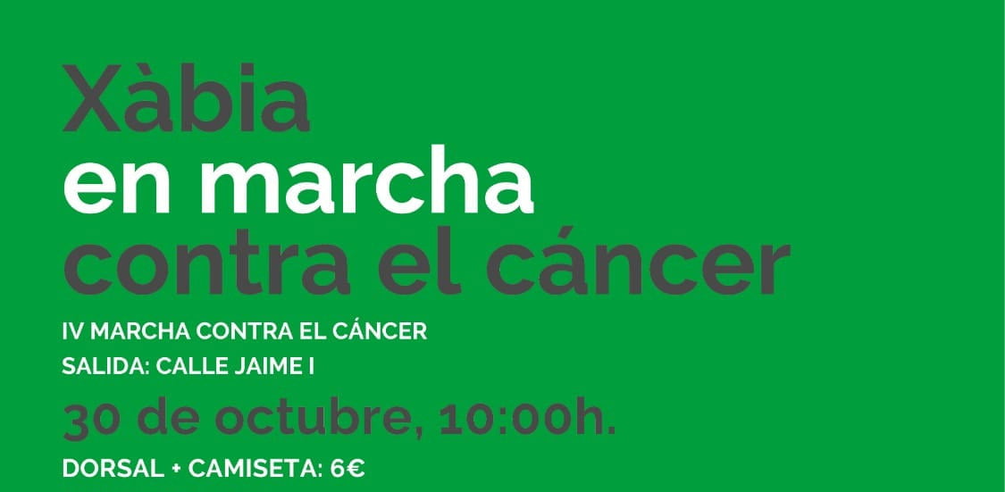 Cartel Marcha contra el cáncer