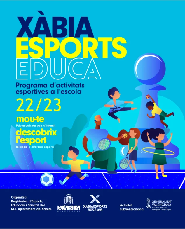 Imagen: Cartel de Xàbia Esports Educa