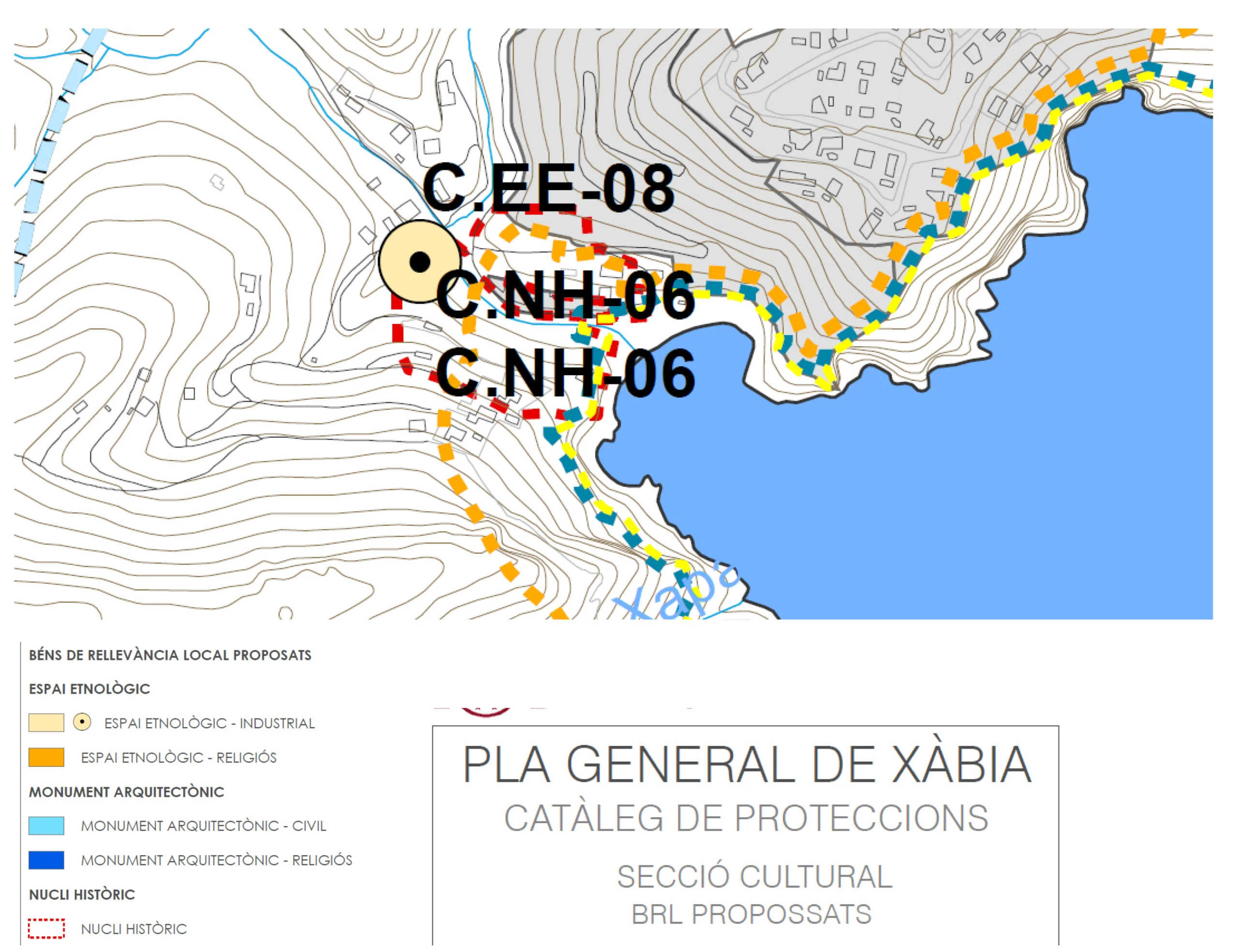 Plano Catálogo de Protección del núcleo histórico de la Granadella