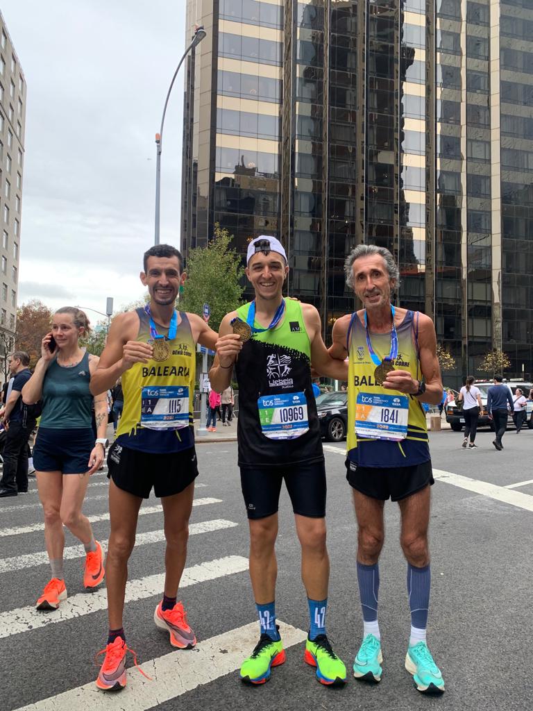 Atletas de la Marina  Alta en la Maratón de Nueva York