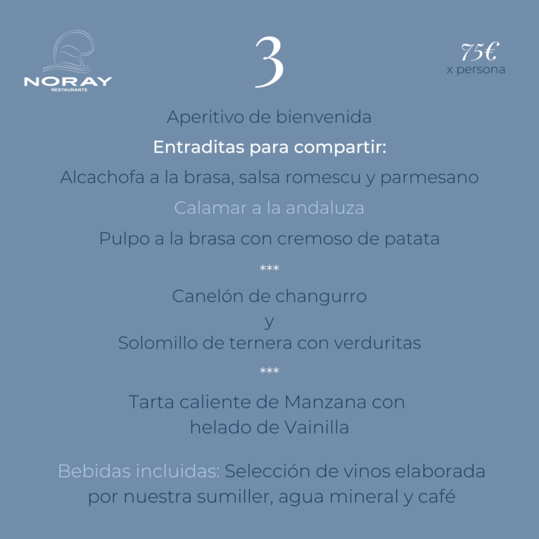 Opción 3 de Menú empresa 2022 de Restaurante Noray