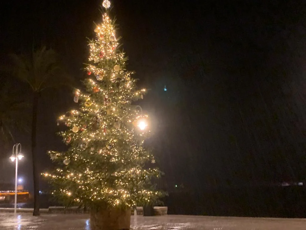 rbol de Navidad en el Paseo de Joaquín Sorolla