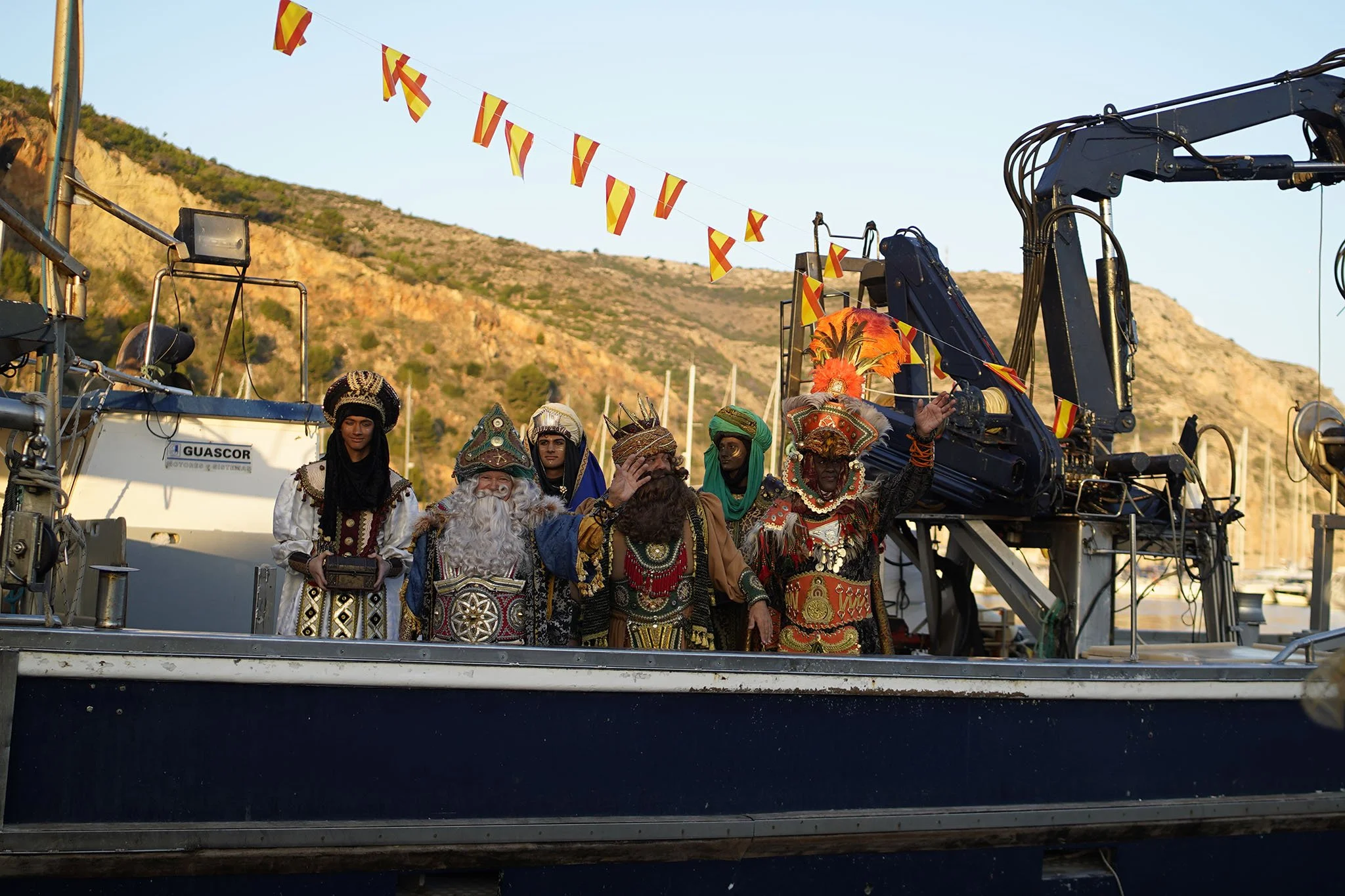 Llegada de los Reyes Magos a Xàbia