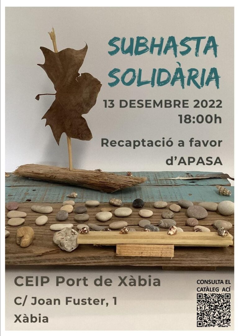 Cartel de la Subasta Solidaria