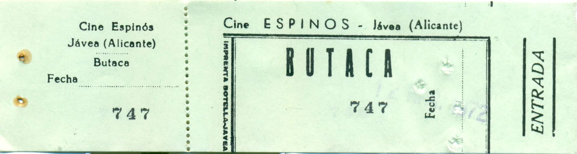 Entrada del Cine Espinós | Foto Arxiu de Cine REIG/FORNA