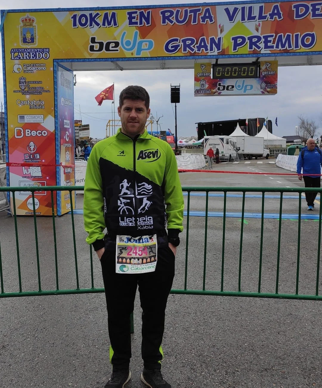 Antonio Murillo, atleta del CA Llebeig en Laredo