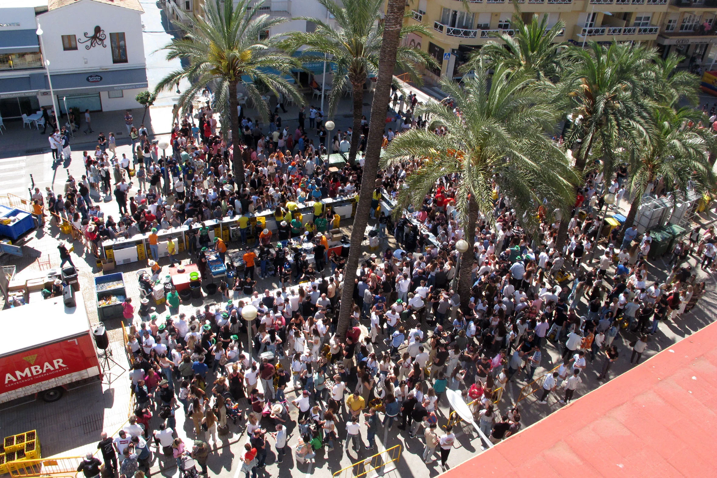 Ambiente en el Mig Any de les Festes de Loreto de Xàbia 2023