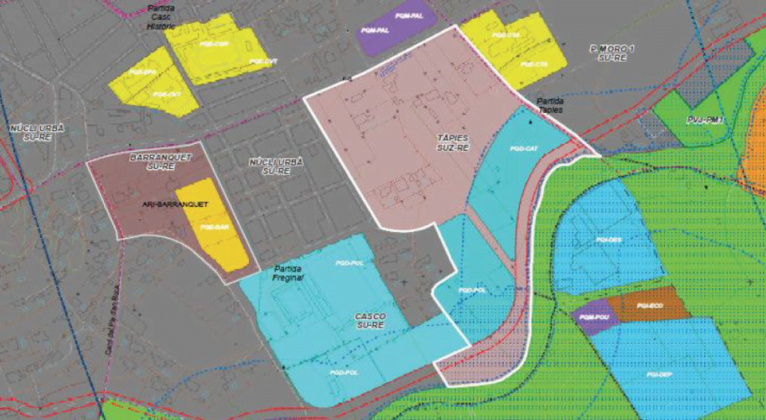 Plano del Plan General de Xàbia