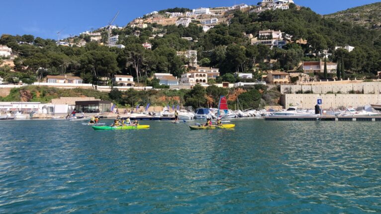 Actividades de kayak en el Club Náutico Jávea