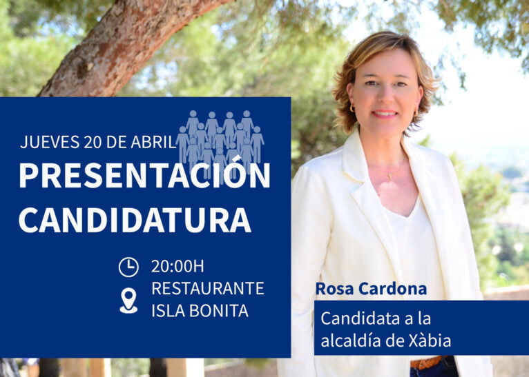 Presentación de la lista del Partido Popular de Xàbia