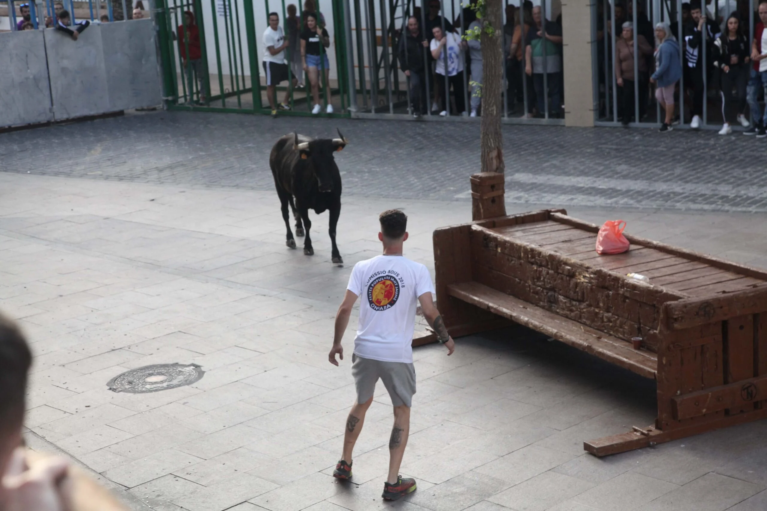 Primera sesión taurina dels Bous al Carrer en las fiestas de Jesús Nazareno 2023 (14)