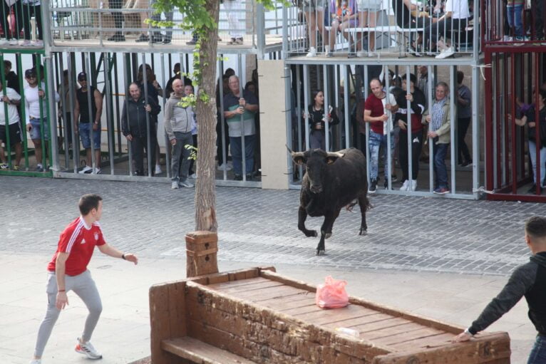 Primera sesión taurina dels Bous al Carrer en las fiestas de Jesús Nazareno 2023 (9)