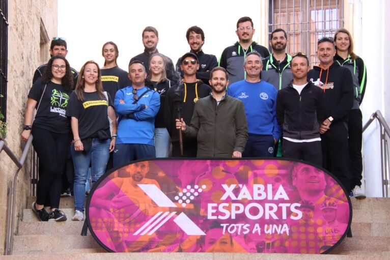 Representantes de los clubs deportivos de Xàbia